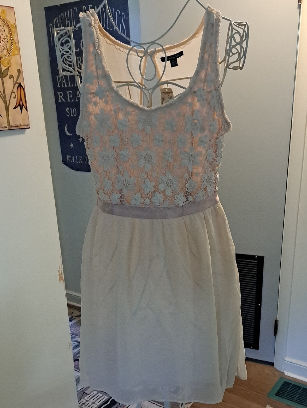 NWT American Eagle Crochet Lace Sleeveless Dress, S